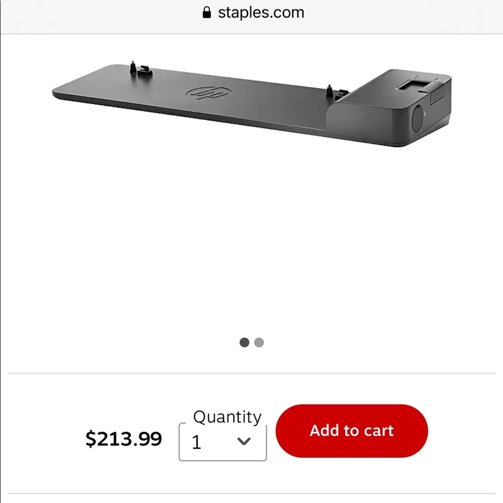 HP ultra slim docking station